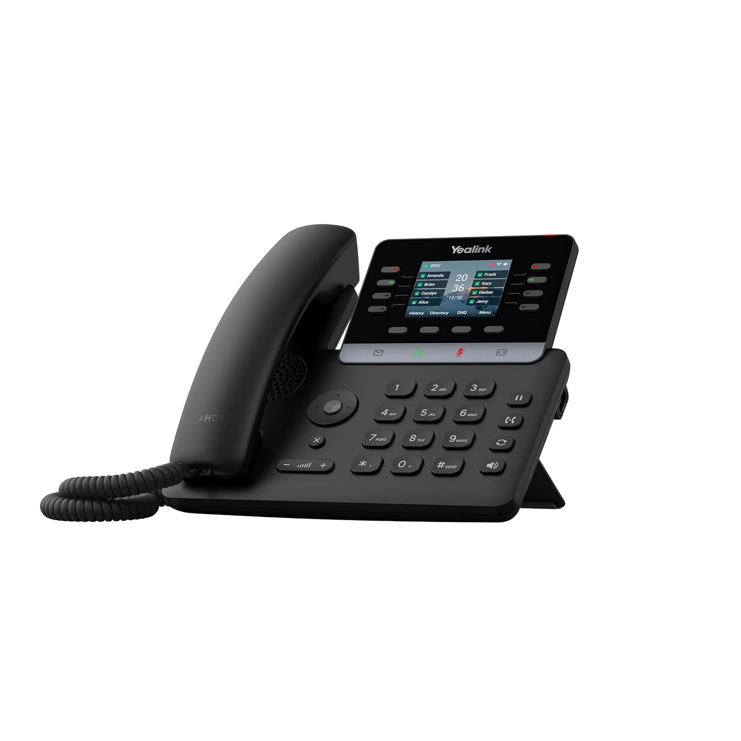 Yealink IP Phone | Corded/Cordless | Bluetooth & Wireless | 5-Way Conferencing | Business Phone | SIP-T73W