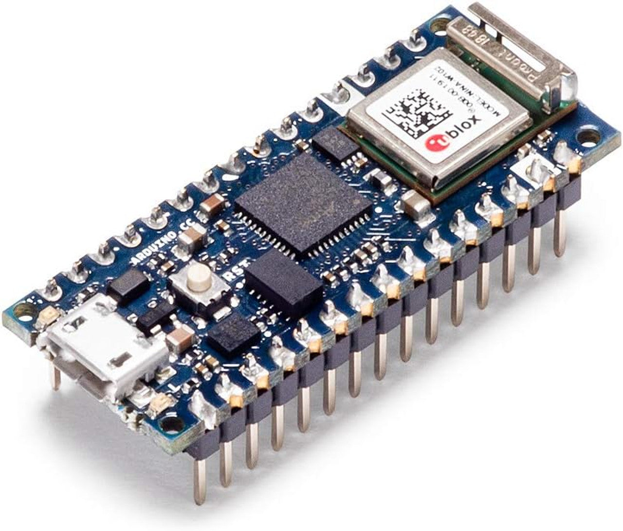 Arduino Nano 33 IoT 32bit, 32KB RAM, 256KB Flash, 14 I/O pins with Headers ABX00032