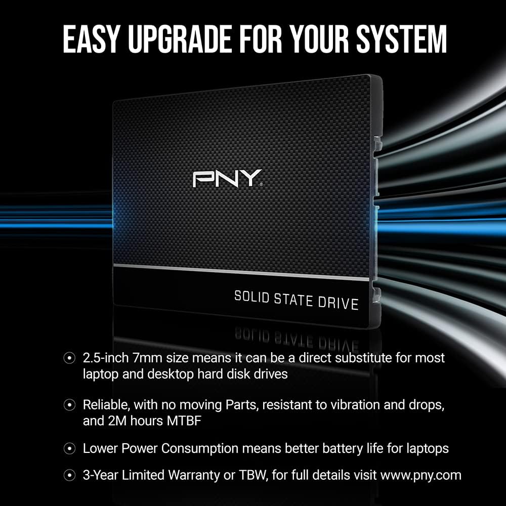 PNY CS900 250GB 3D NAND 2.5