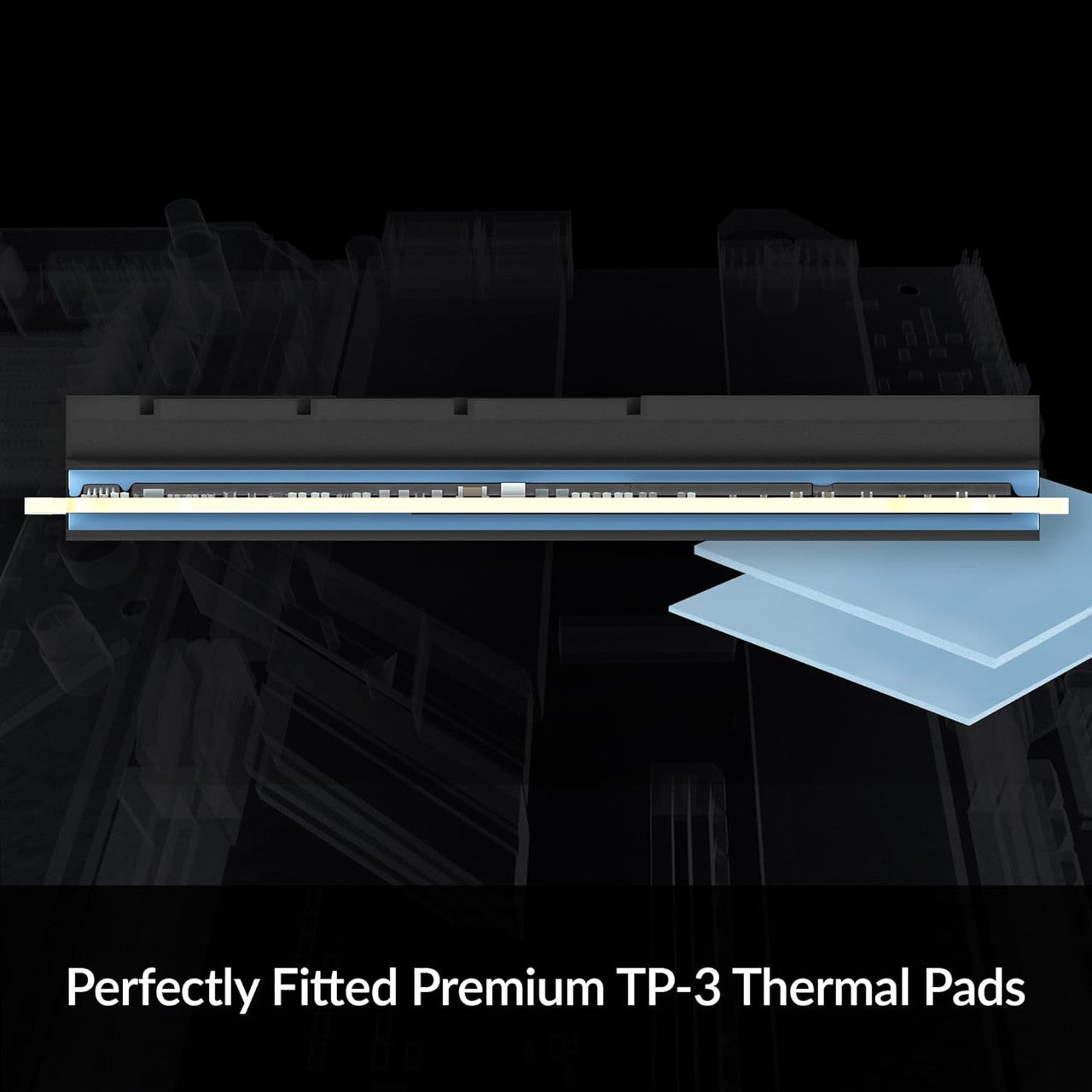 Arctic M2 Pro Heatsink Cooler for M.2 2280 SSD, Compatible w/ PC & Gaming Consoles, for Dual. Single (Black) ACOTH00001A