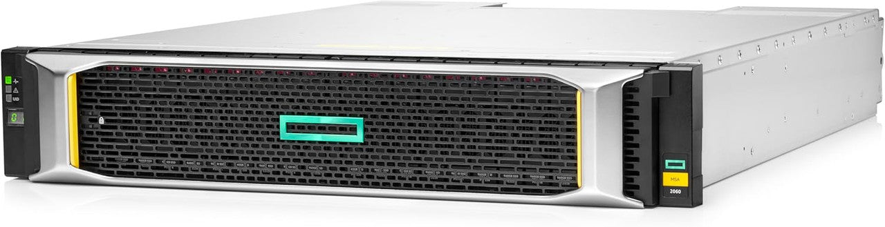 HPE MSA 2060 Gen6 SFF 2x10/25GbE iSCSI 12x2.4TB SAS HDD 4x10Gb iSCSI XCVR 29TB Rack Mount Storage Array P79248-B25