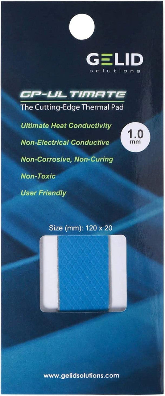 GELID Solutions TP-GP04-R-B -GP-Ultimate 120 x 20 x 1.0mm Thermal PAD Single Pack