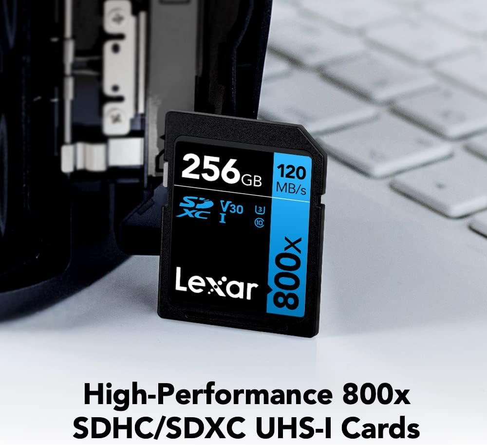 Lexar Professional 800x | 128GB SDXC UHS-I Memory Card | Up to 120MB/s | LSD0800128G-BNNNU