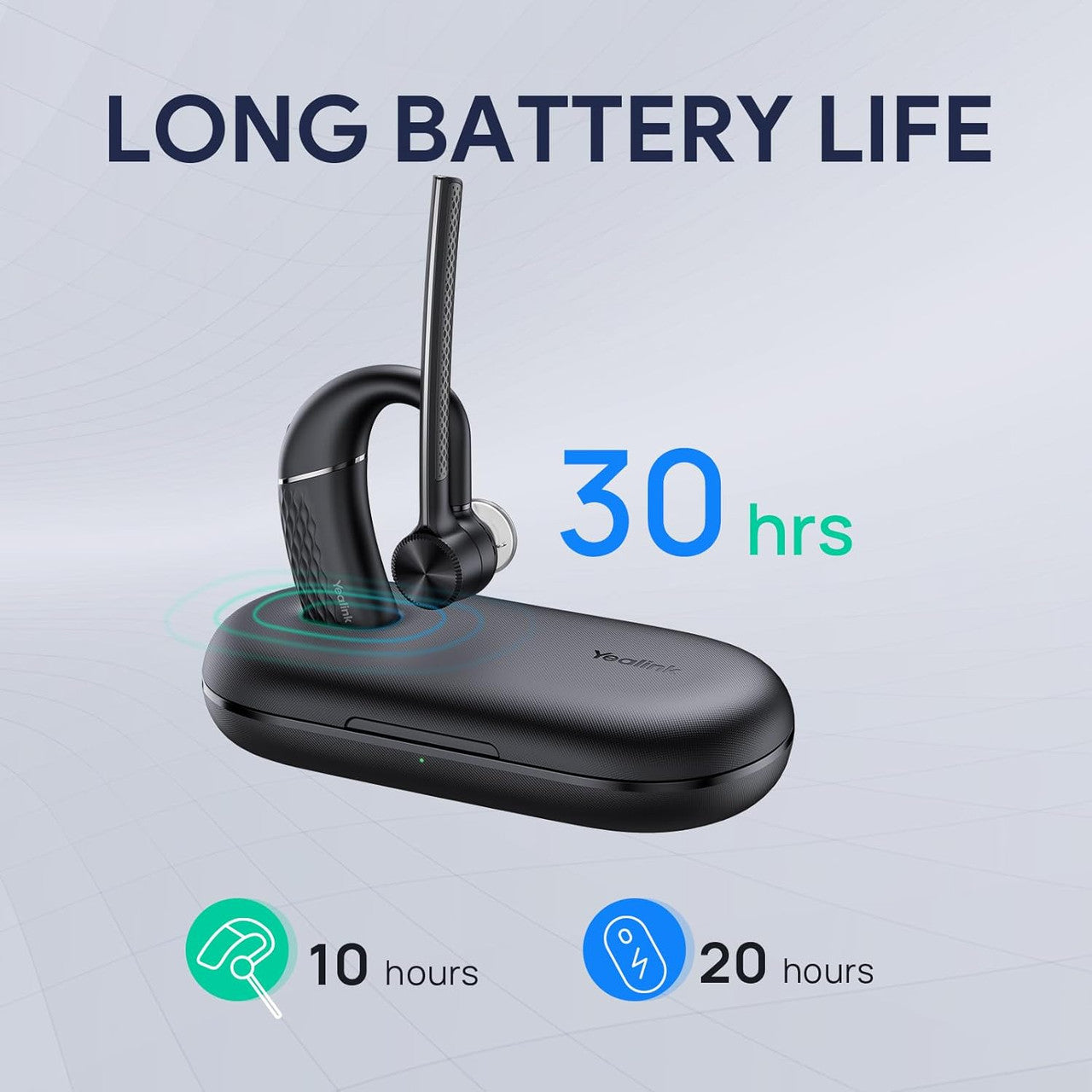 Yealink BH71 Pro Bluetooth Office Wireless Headset with Charging Case, Noise Canceling, Works with Teams,Zoom 1208652