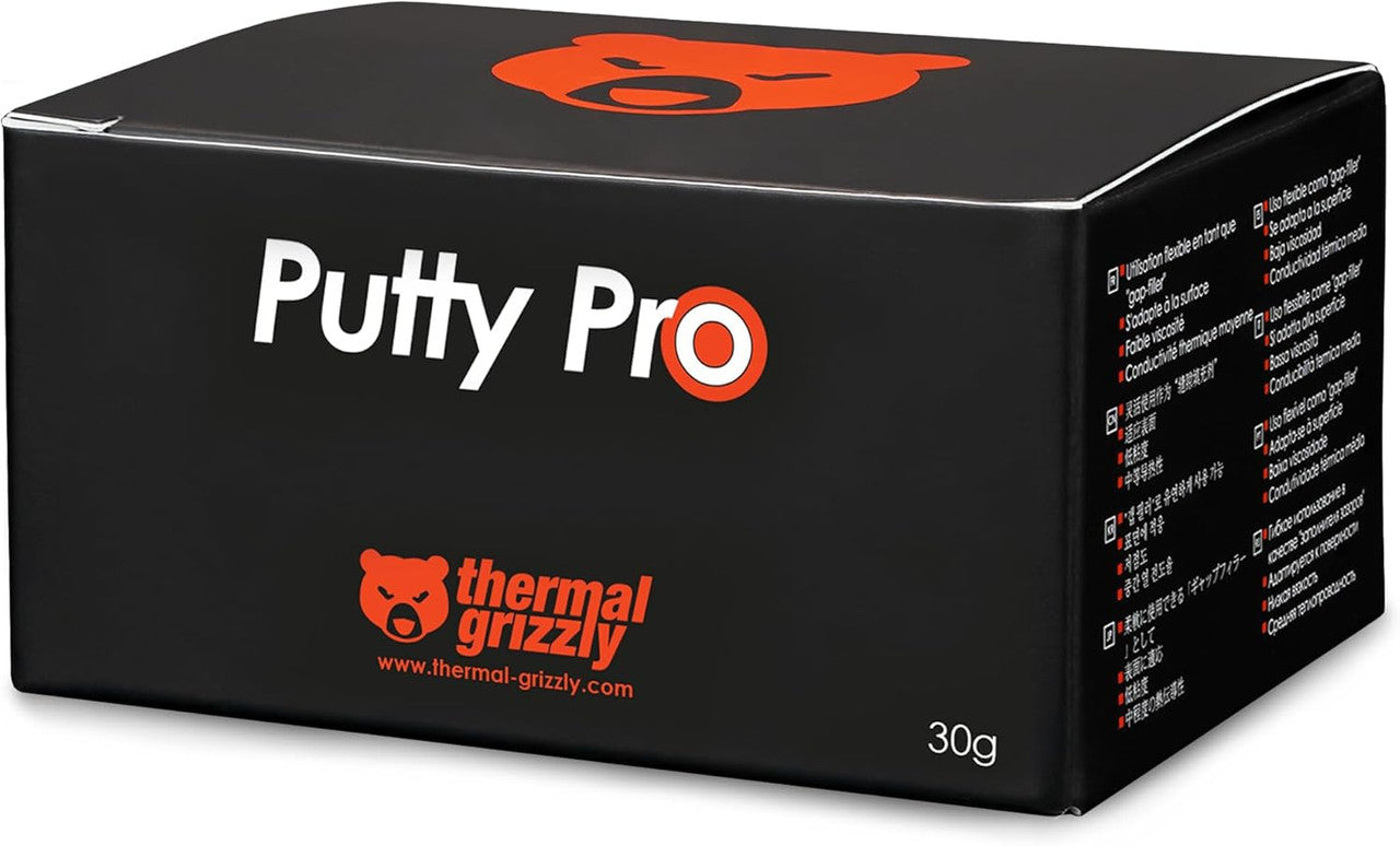 Thermal Grizzly TG Putty Pro High-Performance Electrically Non-Conductive Thermal Putty for GPU and PCB Applications, 30g TG-P-P-030