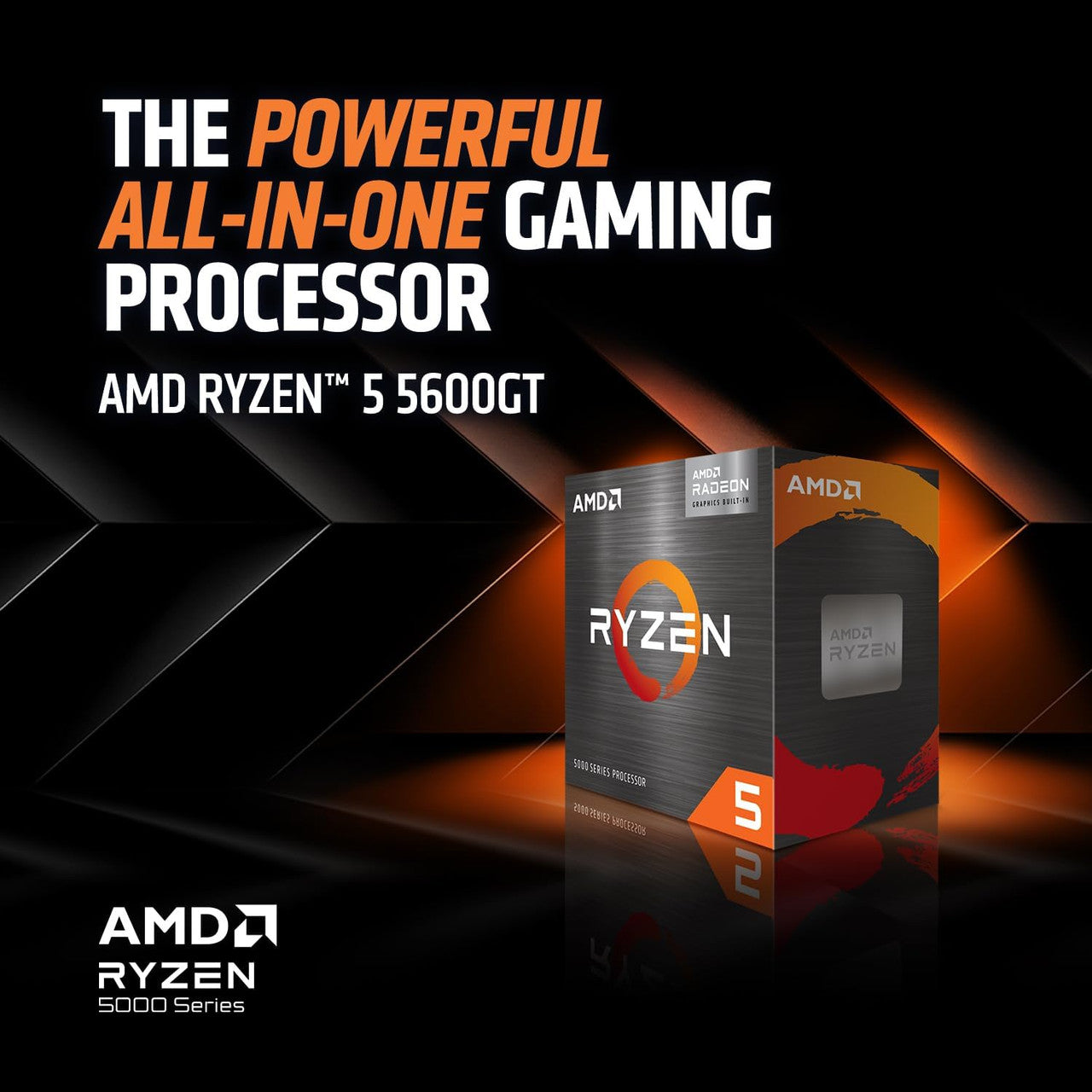 AMD Ryzen 5 5600GT Processor (Zen 3) 6-Core 3.6GHz AM4 65W w/ AMD Wraith Stealth Cooler Desktop CPU 100-100001488BOX