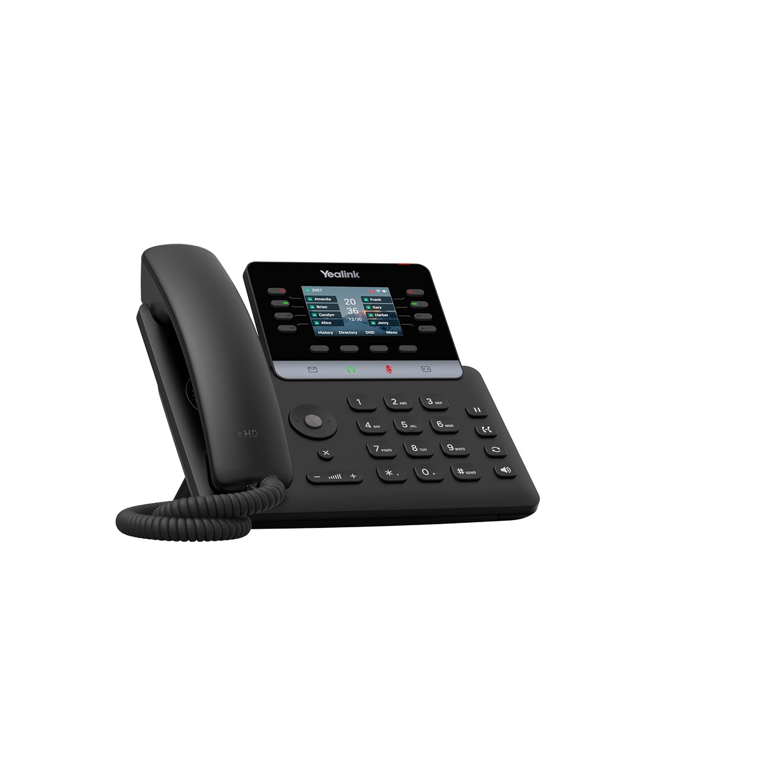 Yealink IP Phone | Corded/Cordless | Bluetooth & Wireless | 5-Way Conferencing | Business Phone | SIP-T73W