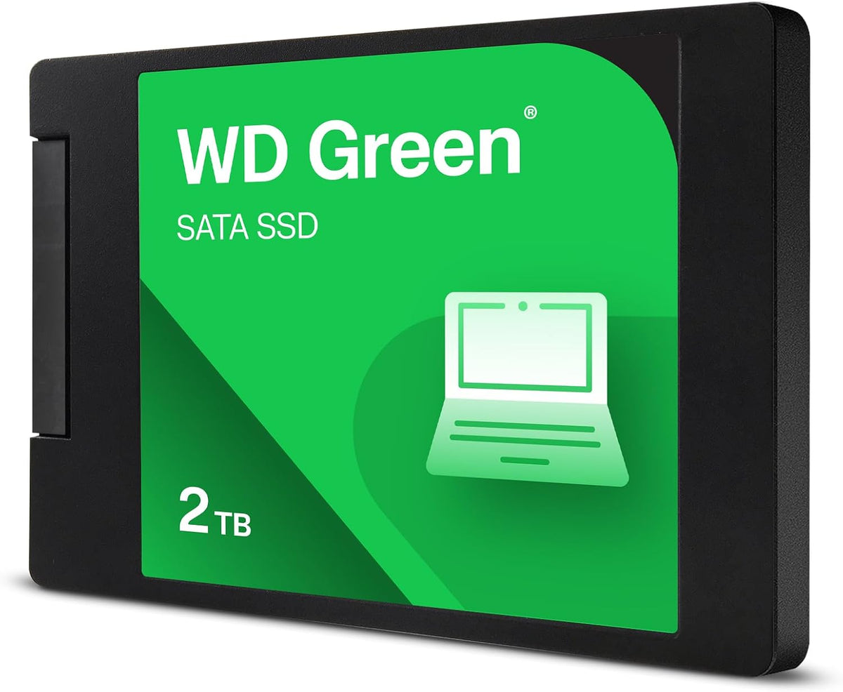 WD Green SSD with green and black design