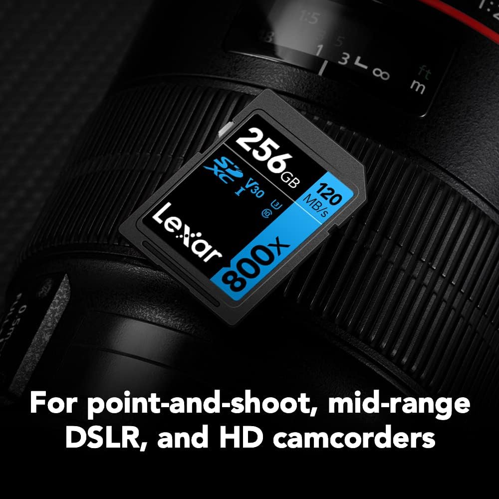 Lexar Professional 800x | 128GB SDXC UHS-I Memory Card | Up to 120MB/s | LSD0800128G-BNNNU