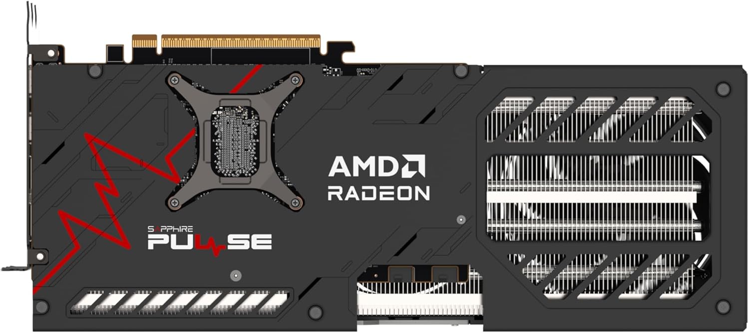Sapphire PULSE Radeon RX 9070 XT 16GB GDDR6 Graphics Card | AMD RDNA 4 | PCIe 5.0 | 11348-03-20G