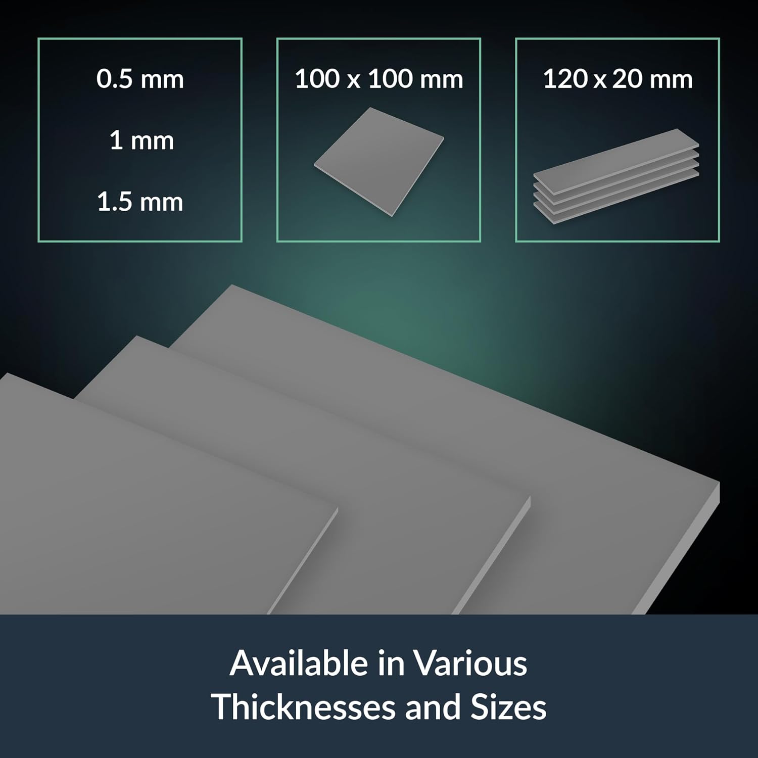 ARCTIC TP-4 Thermal Pad (100x100 / 120x20) x (0.5mm / 1.0mm / 1.5mm) Soft Gap Filler