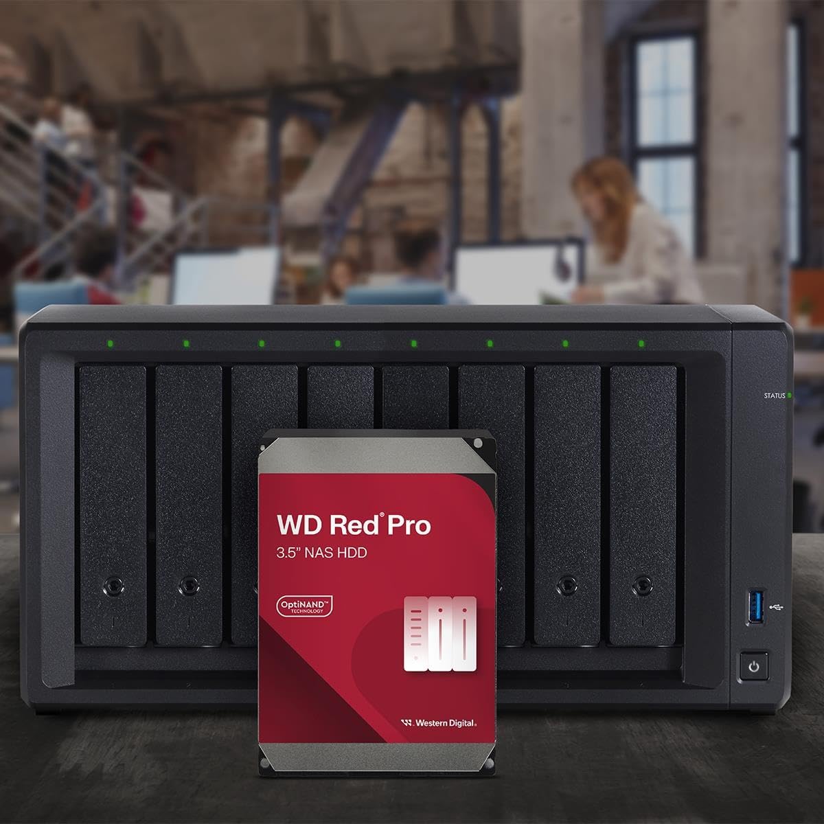 WD Red Pro 24TB NAS Internal Hard Drive | 7200 RPM | SATA 6Gb/s | CMR | WD241KFGX
