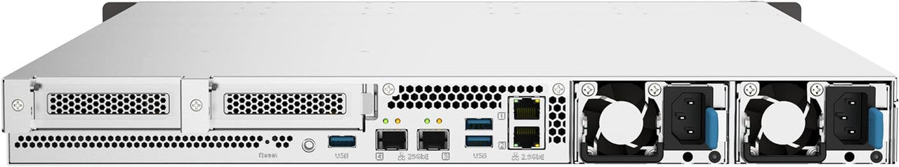 QNAP 10-Bay 1U all flash NAS, U.2/U.3 NVMe Gen 4 x 4, AMD EPYC 7302P, 128GB RDIMM DDR4 ECC RAM TS-H1090FU-7302P-128G-US