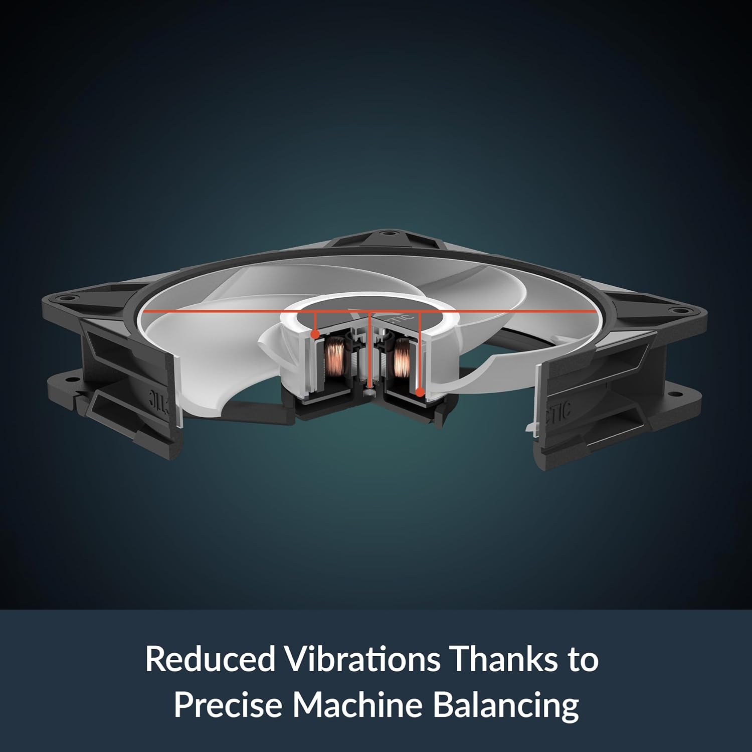 ARCTIC P14 Pro Reverse A-RGB PWM | 140mm Fan | 2650 RPM |