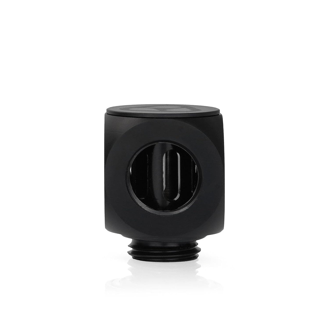 Thermal Grizzly DeltaMate Rotary T Fitting G1/4 Male + Dual Female Tee Connector for Custom PC Water Cooling - Black TG-DM-FIT-0004