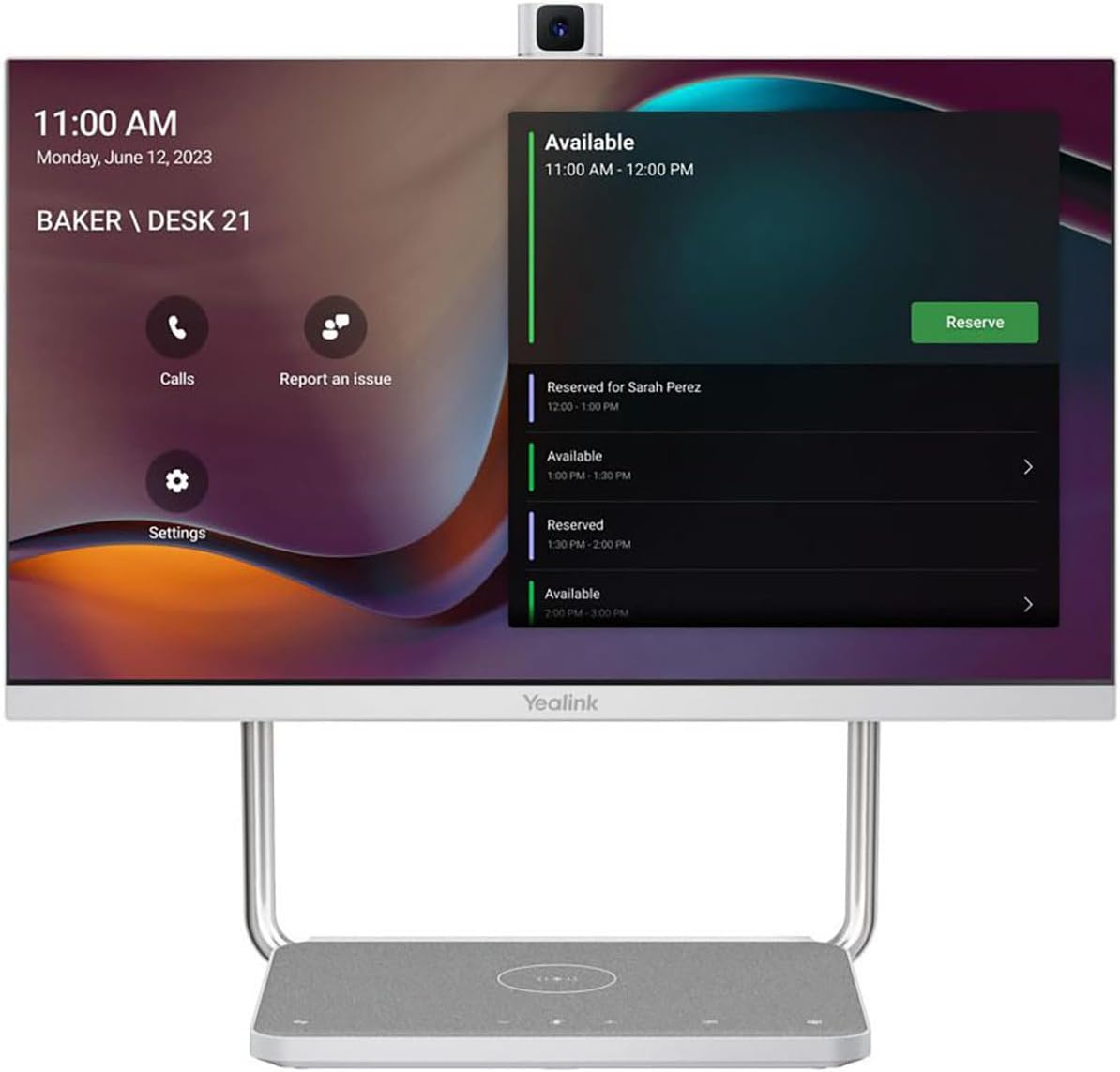 Yealink DeskVision A24 23.8" Desktop Collaboration Display | 4K Camera | Touchscreen | Teams | 1303161