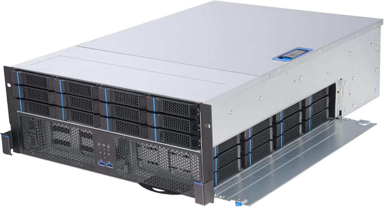 Chenbro 4U 36-Bay 3.5" 12G Mini SAS HD Exp R1200W with slide rail kit and Cable Management Arm (RM43736E3RPCU1)