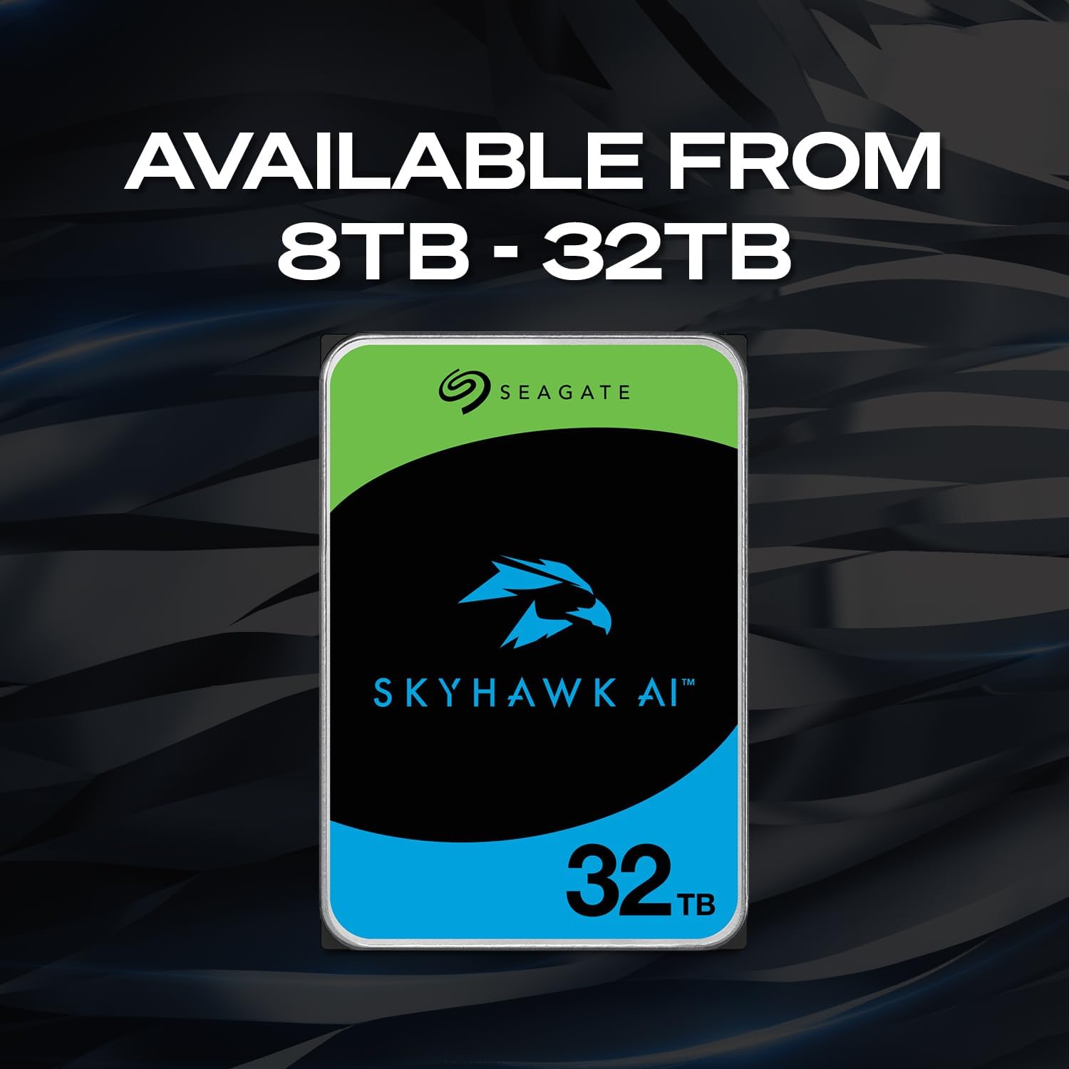 Seagate SkyHawk AI Surveillance HDD | 8TB–24TB | 7200 RPM – AAAWave