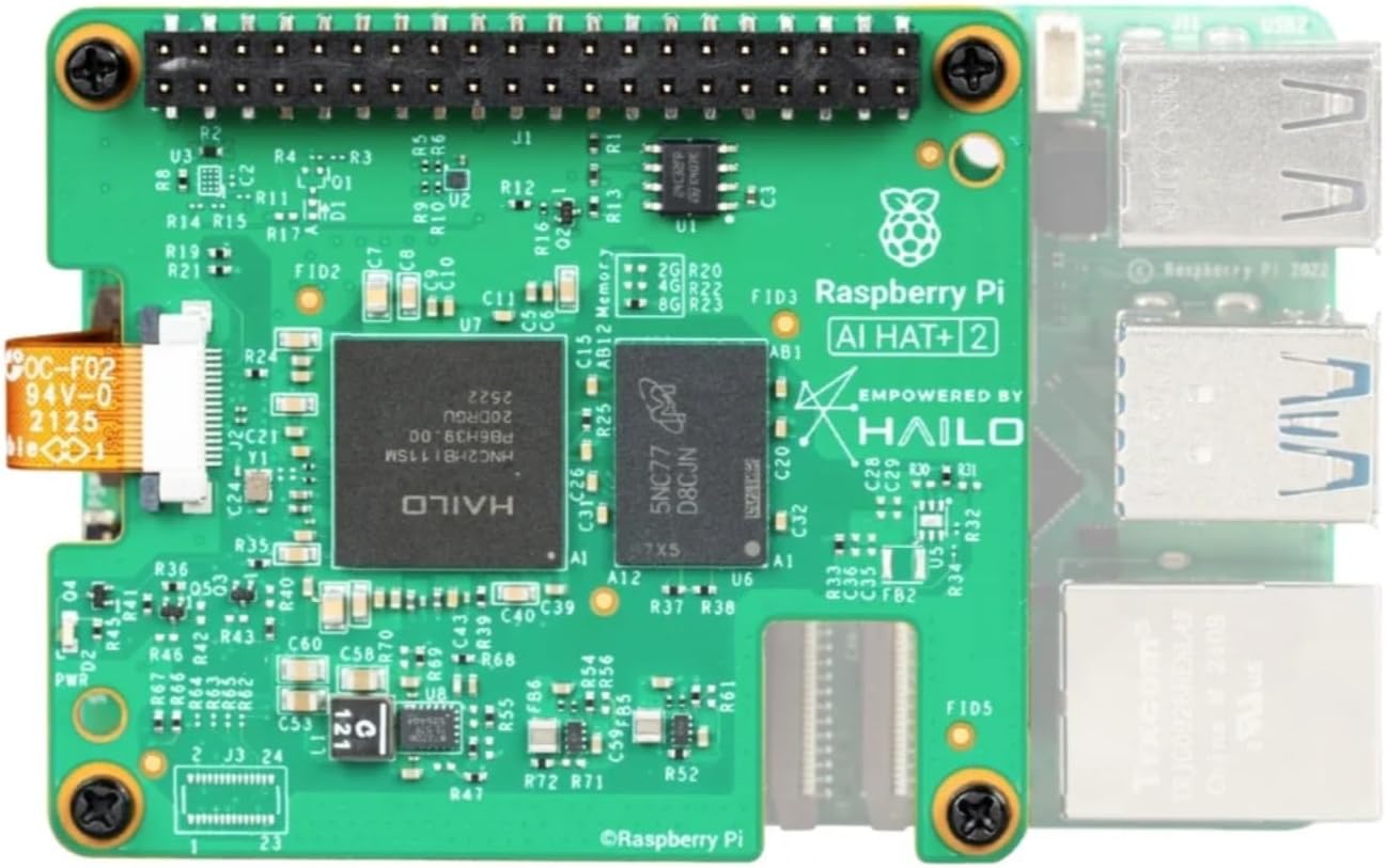 Raspberry Pi SC2166 AI HAT+ 2 Add-On Board | Hailo-10H AI Accelerator | Generative AI | Raspberry Pi Compatible | SC2166