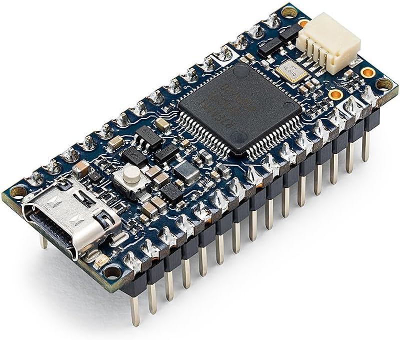 Arduino Nano R4 with Headers | Renesas RA4M1 Cortex-M4 48MHz | Qwiic RGB LED CAN DAC OpAmp | USB-C Compact Development Board | ABX00143