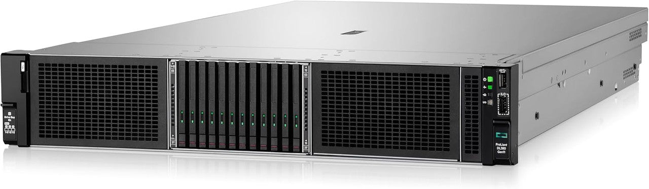 HPE ProLiant DL380 G11 2U Rack Server - 1 x Intel Xeon Silver 4509Y 2.6GHz-64GB RAM-960 GB SSD MR408i-o P71680-005