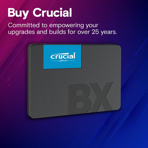 Crucial BX500 4TB 3D NAND SATA 2.5-Inch Internal SSD, up to 540MB/s Solid State Drive CT4000BX500SSD1