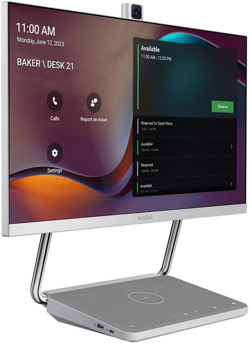 Yealink DeskVision A24 23.8" Desktop Collaboration Display | 4K Camera | Touchscreen | Teams | 1303161