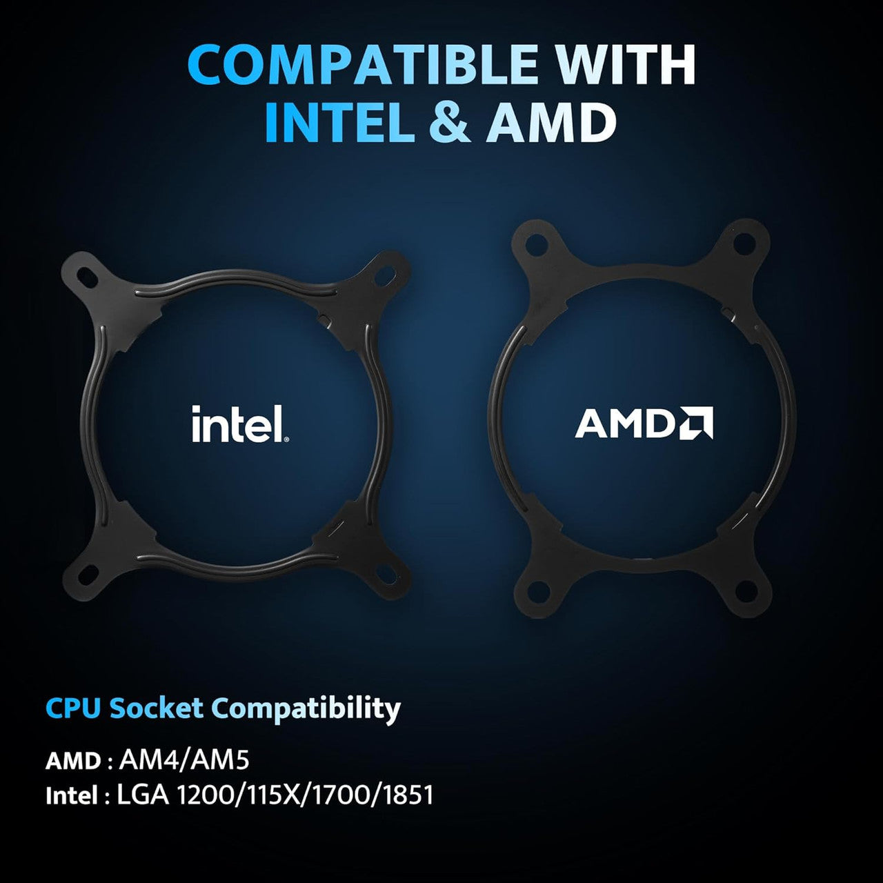 DarkFlash Liquid CPU Coole ARGB PWM Daisy Chain Connection Fans AIO Compatible w/ Intel 1851/1700,AMDAM4/AM5 DF-DG360D-BK
