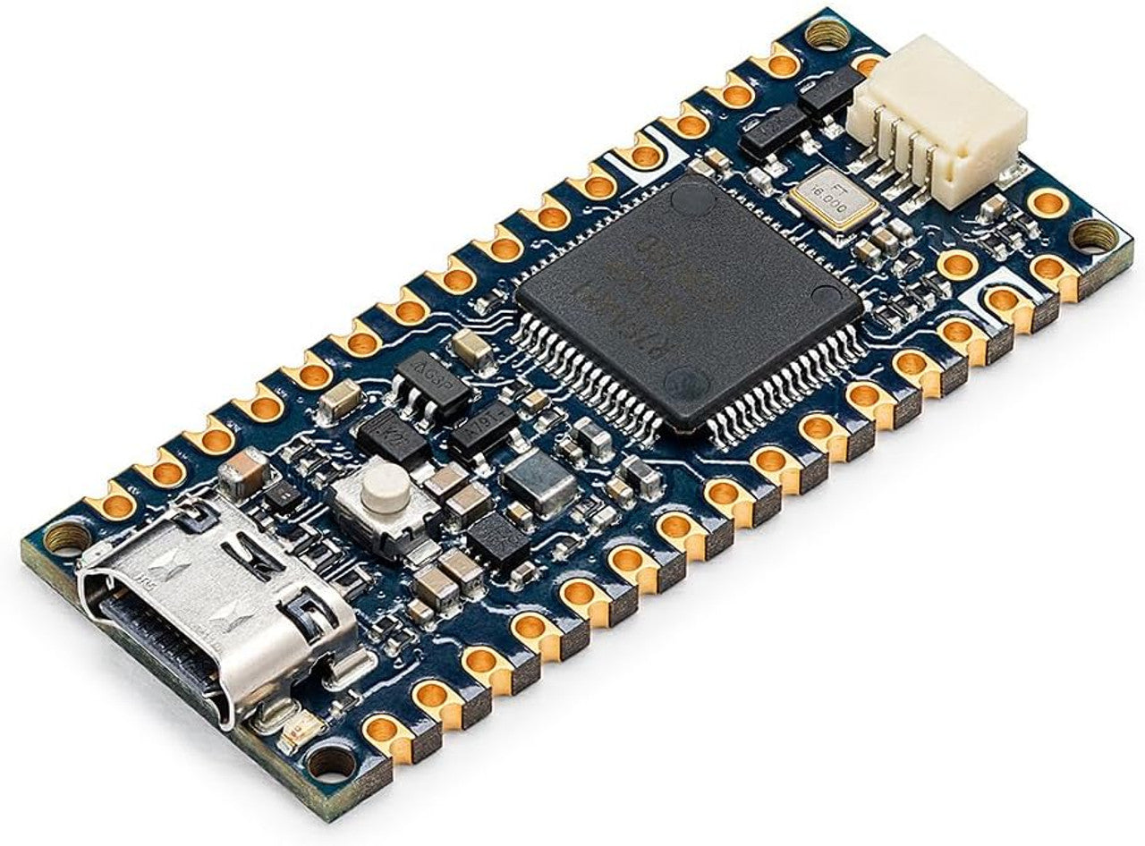 Arduino Nano R4 without headers, RA4M1 Microcontroller Board, Qwiic Connector, Programmable RGB LED ABX00142