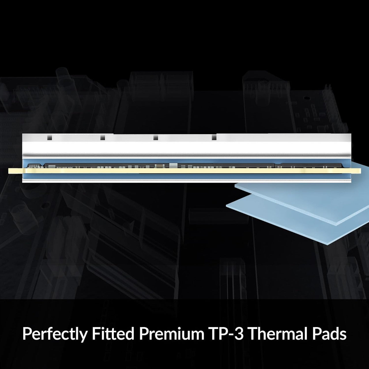 Arctic M2 Pro Heatsink Cooler for M.2 2280 SSD, Compatible w/ PC & Gaming Consoles, for Dual, Single (Silver) ACOTH00002A