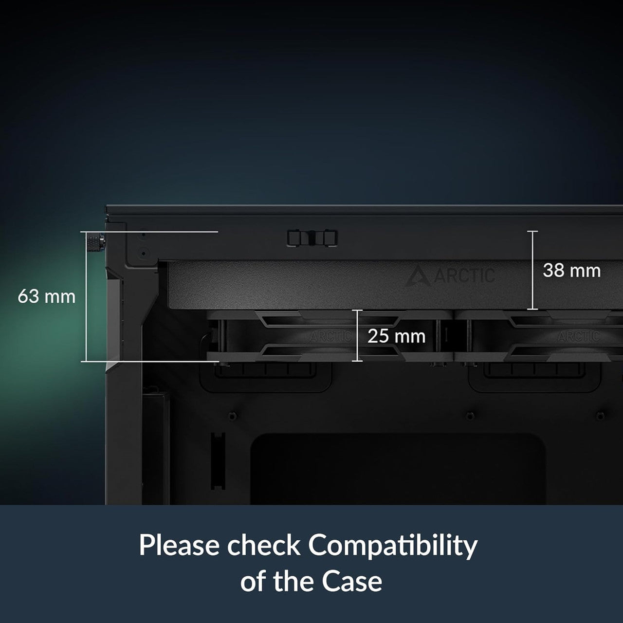 With a 38mm thick radiator, the cooler offers enhanced heat dissipation to ensure your CPU stays at its ideal temperature.