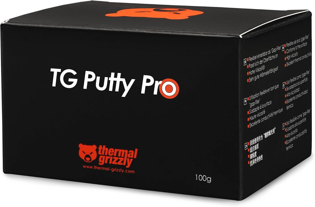 Thermal Grizzly Putty Pro 100g High-Performance Non-Conductive Thermal Putty for GPU, PCB Applications TG-P-P-100