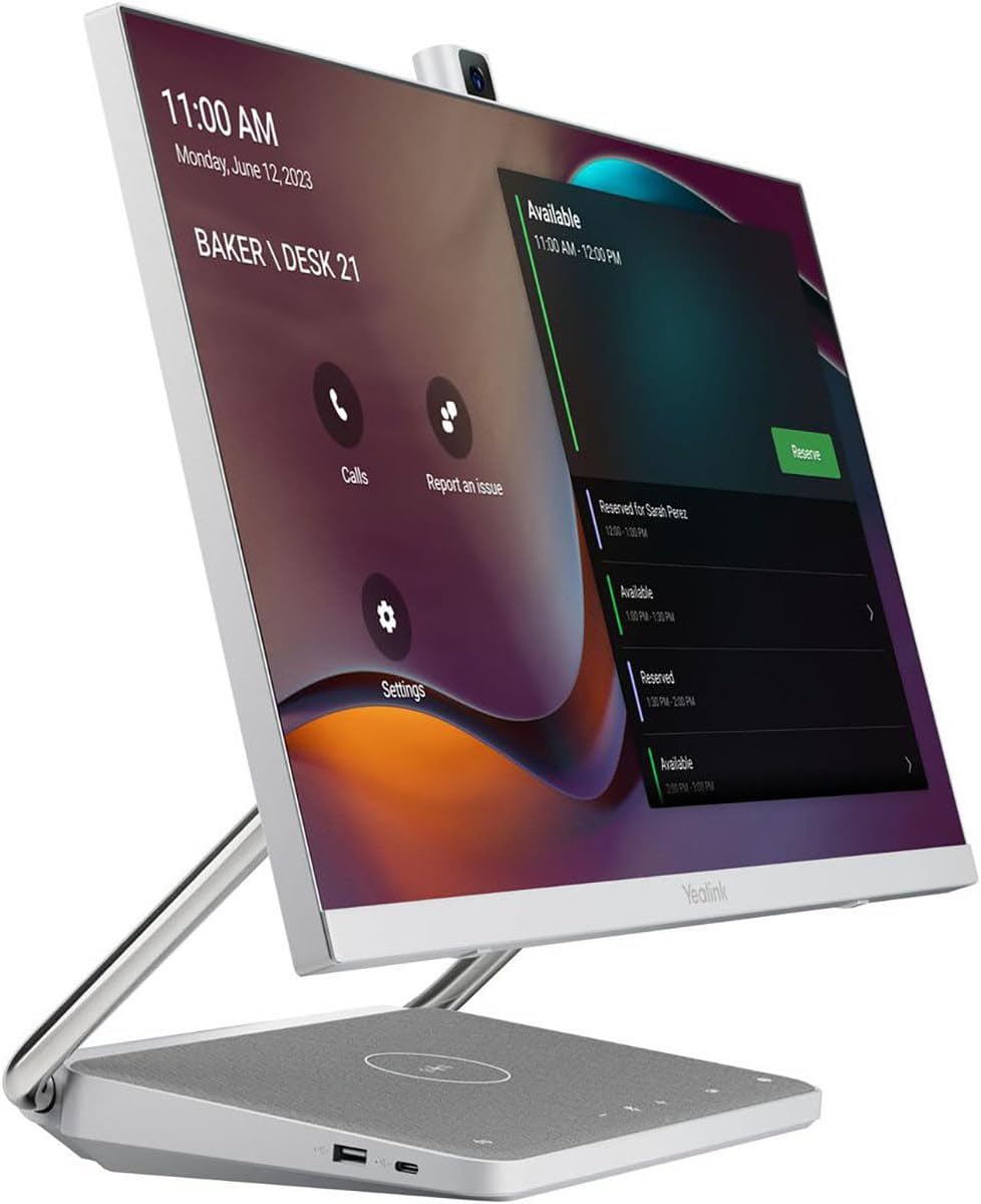 Yealink DeskVision A24 23.8" Desktop Collaboration Display | 4K Camera | Touchscreen | Teams | 1303161