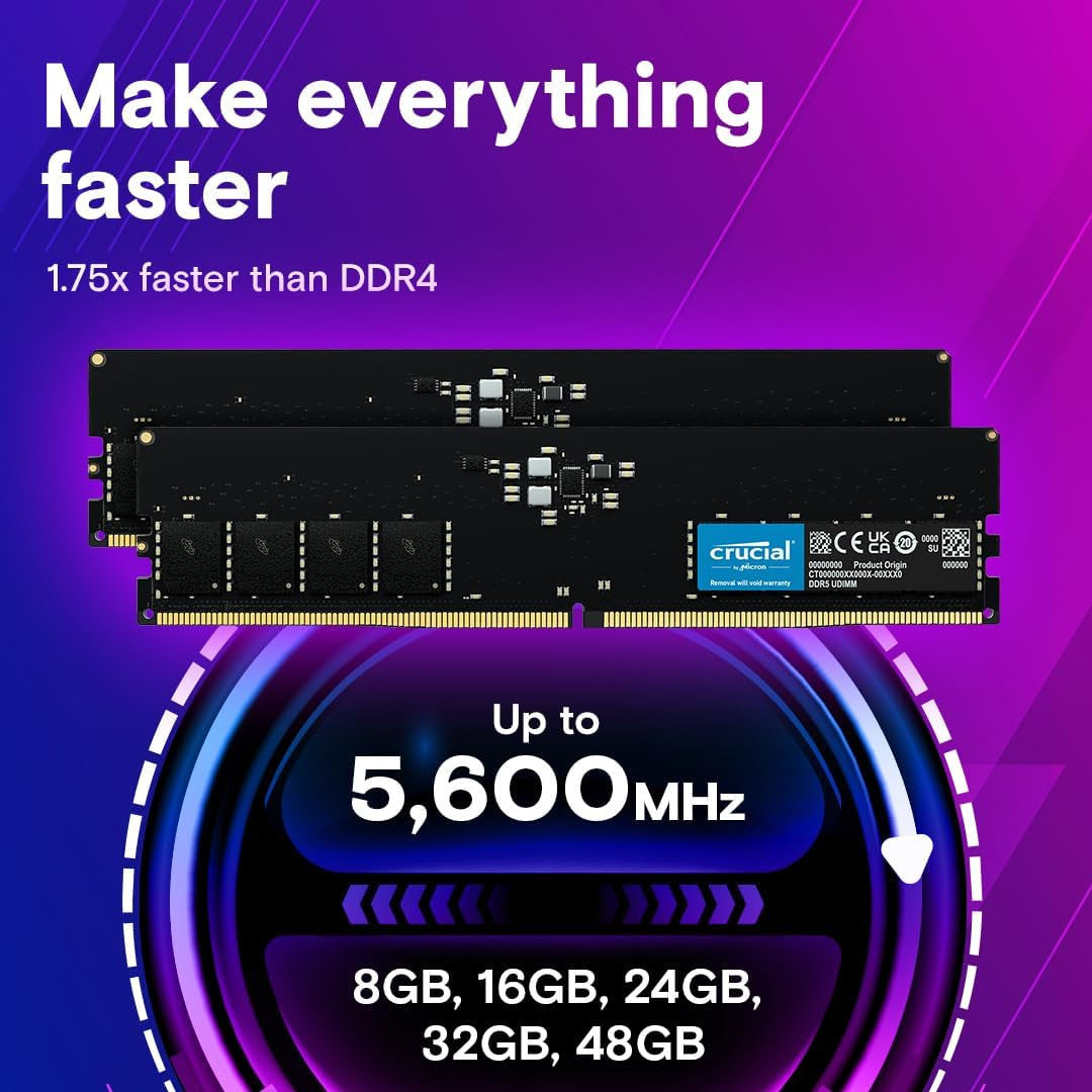 Crucial 16GB DDR4 2666MHz メモリー2枚計32GBセット Crucial Memory Bundle with 32GB (2x16GB) DDR4 PC4-21300 2666MHz DR