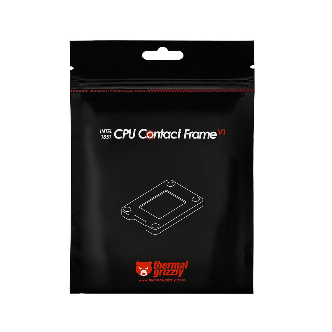 Thermal grizzly CPU Contact Frame Intel 1851 V1 Optimized CPU Contact Pressure Intel Core Ultra Series LGA1851 sockets TG-CF-i1851-V1