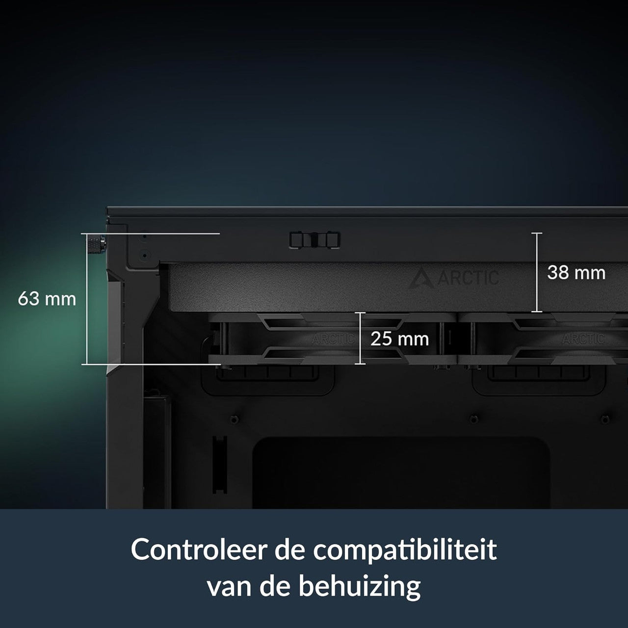 ARCTIC Liquid Freezer III Pro 360 A-RGB AIO CPU Cooler, Water Cooling 38 mm Radiator, AMD AM5/AM4, Intel LGA1851/1700 (Black) ACFRE00184A