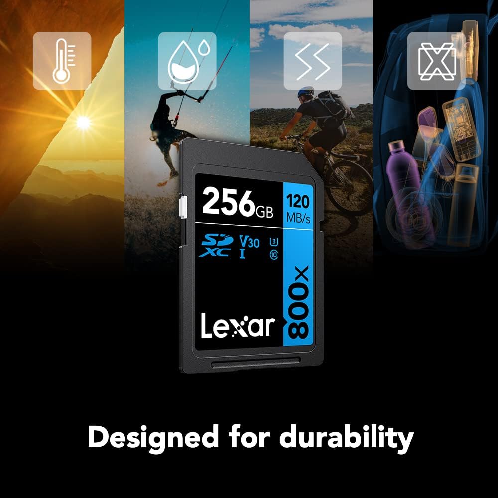 Lexar Professional 800x | 128GB SDXC UHS-I Memory Card | Up to 120MB/s | LSD0800128G-BNNNU
