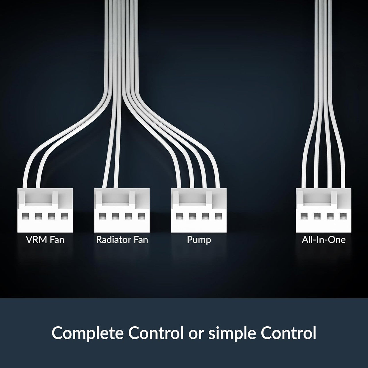 Supports PWM control for optimized cooling performance and ultra-low noise levels.