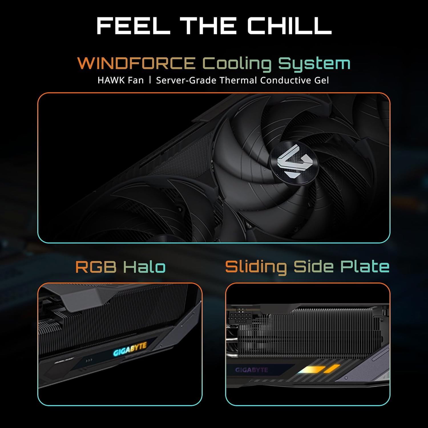 GIGABYTE GeForce RTX 5080 Gaming OC 16G Graphics Card | WINDFORCE Cooling System | 16GB GDDR7 | 256-bit | GV-N5080GAMING OC-16GD