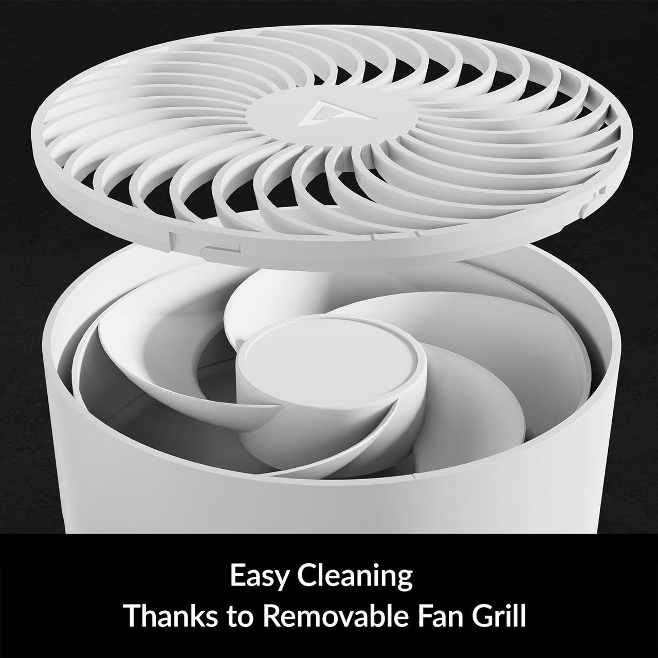 ARCTIC Summair Plus Foldable table fan with integrated rechargeable battery USB-C connection 600-3300 rpm - White (AEBRZ00026A)