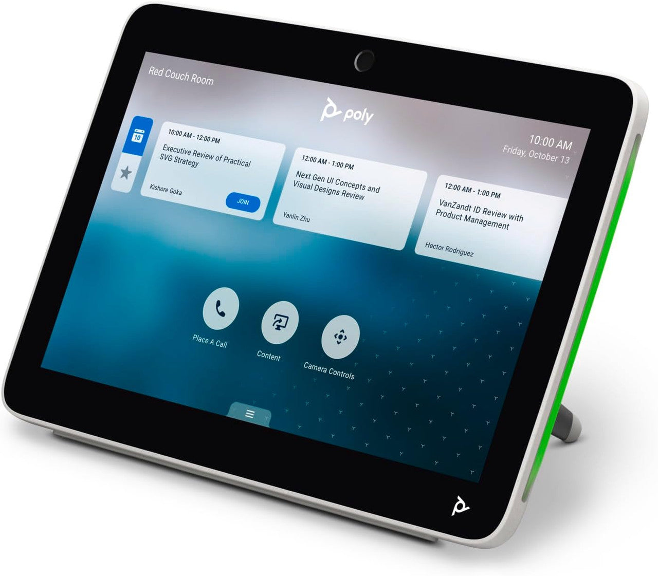 Designed for flexibility, it supports both wall and table mounting to fit any conference room setup.