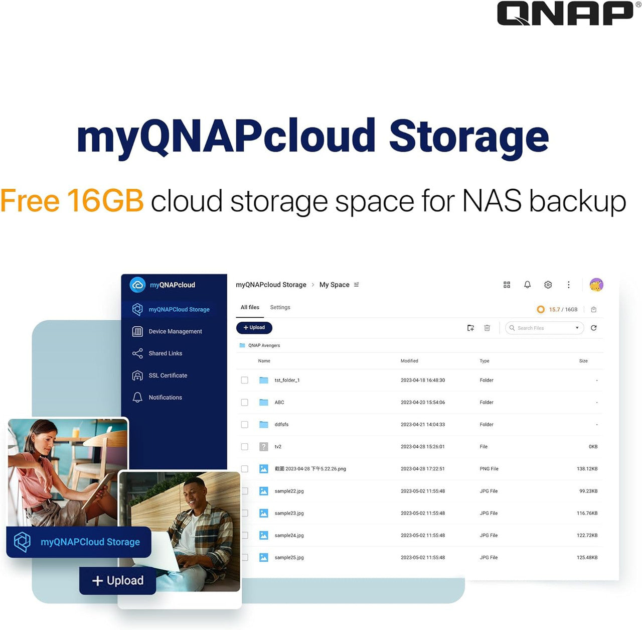 QNAP 4 Bay Desktop NAS with Intel Celeron Quad-core Processor, M.2 PCIe Slots and Dual 2.5GbE (Diskless) TS-464-8G-US