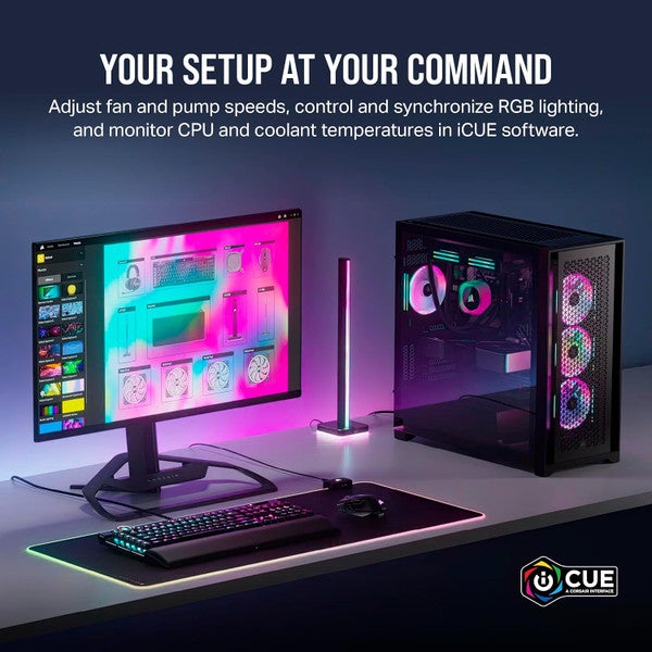 Corsair iCUE LINK H150i RGB 360mm AIO Liquid CPU Cooler - CW-9061003-WW