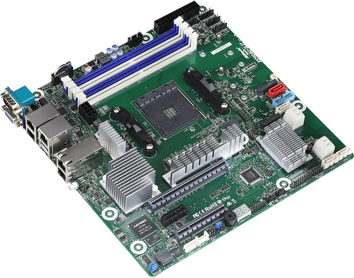 ASRock Rack Server Motherboard | AMD X570 Chipset | AM4 | Micro-ATX | X570D4U-2L2T
