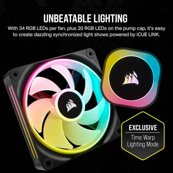 Corsair iCUE LINK H150i RGB 360mm AIO Liquid CPU Cooler - CW-9061003-WW