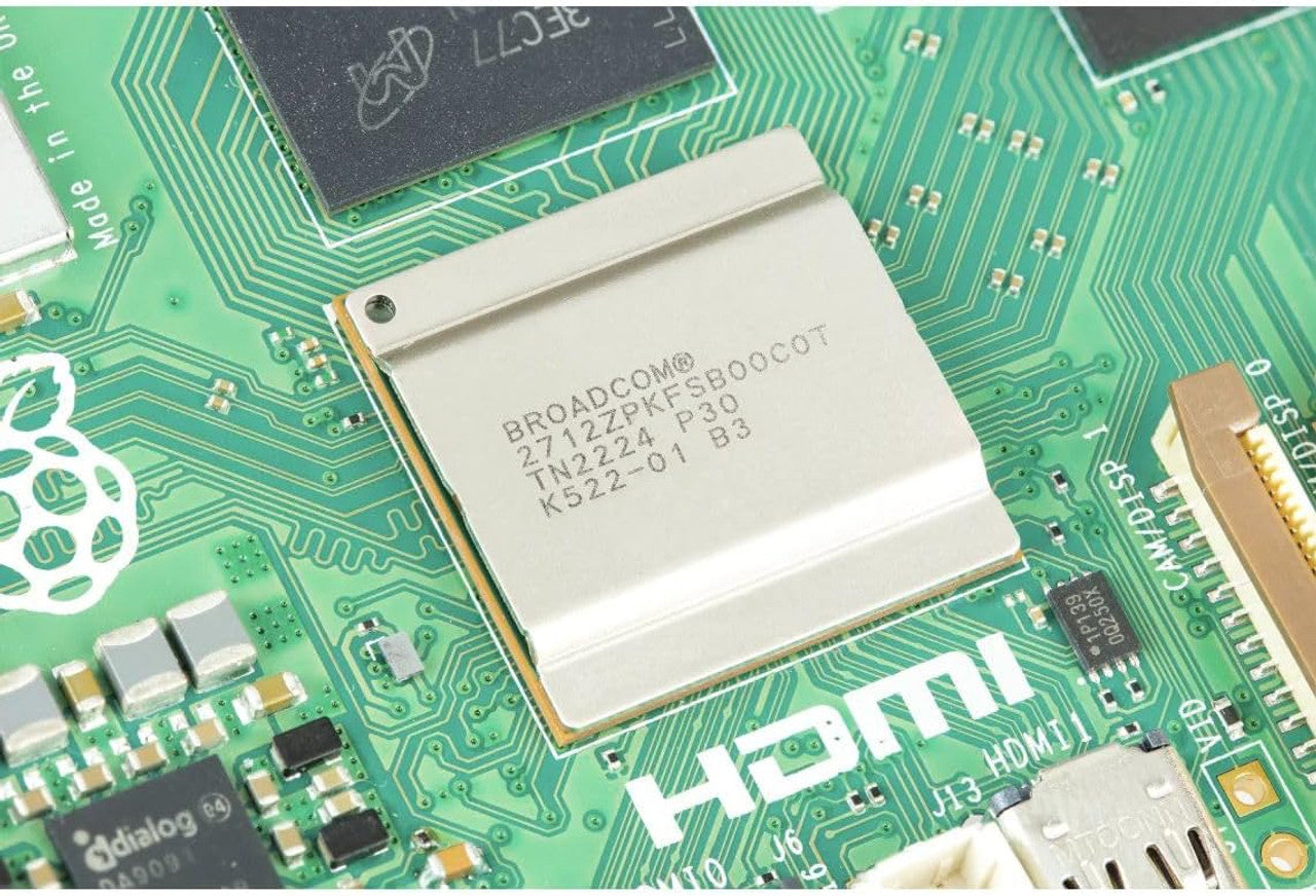 Raspberry Pi 5 4GB RAM Broadcom BCM2712 Arm Cortex-A76 2.4GHz Quad-core 64-bit Single Board Computer (Raspberry Pi 5 4GB)