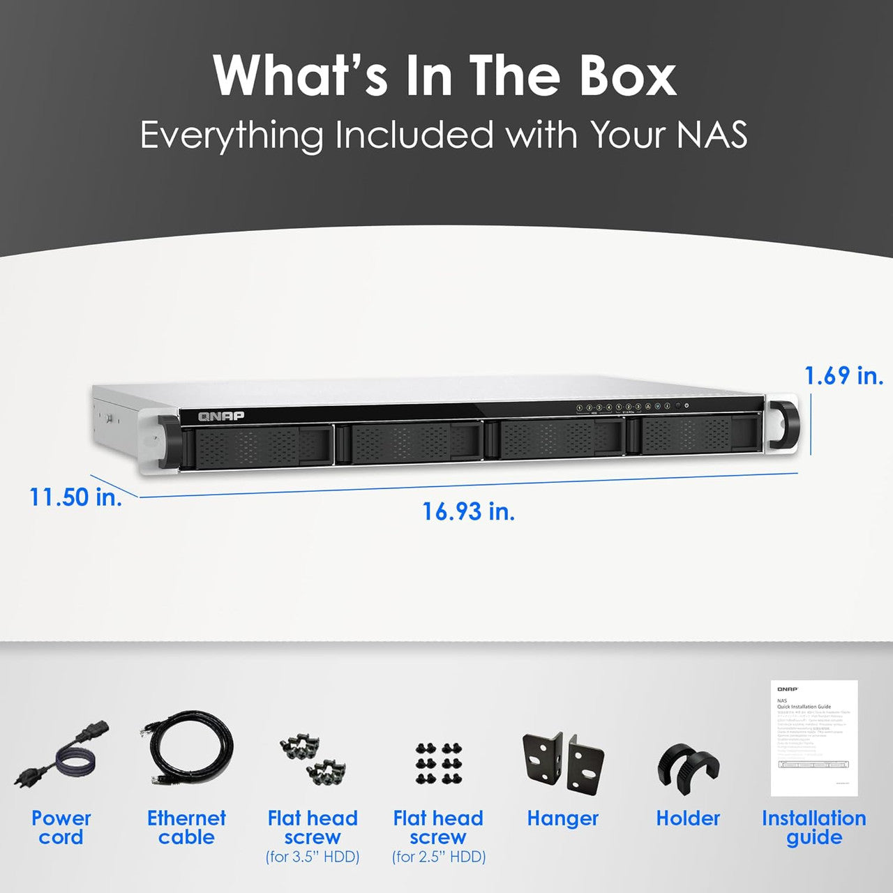 Ideal for edge computing, AV production, and remote office environments, the TS-H765EU-8G-US provides enterprise-grade storage in a compact 1U chassis.