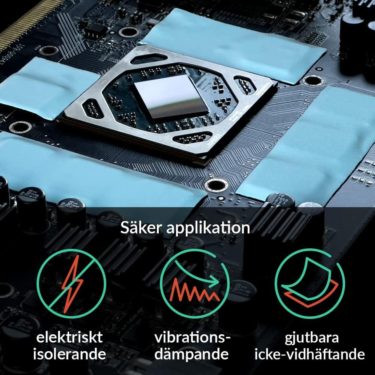 ARCTIC TP-3: Premium Performance Thermal Pad, 100 x 100 x 0.5 mm - 1 Piece (ACTPD00052A)