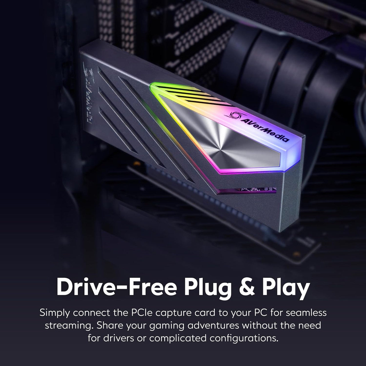 AVerMedia HDMI Capture Card ,Live Gamer 4K 2.1 PCIe 4K60, Ultra-Low Latency on PS5, PS4 Pro, Xbox, Switch Games (GC575)