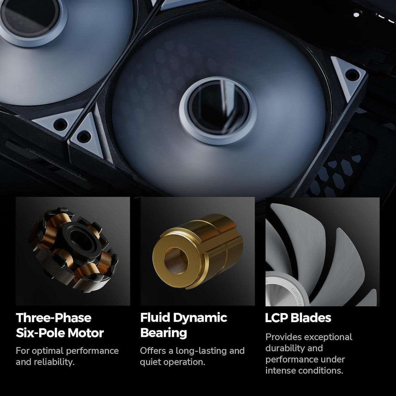 TRYXPANORAMA 360 Black AMOLED Curved Screen 3D AIO Cooler Black